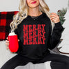 Merry Stacked Graphic Sweatshirt