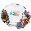 Merry Teacher Short Sleeve Crewnneck Tee