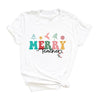 Merry Teacher Short Sleeve Crewnneck Tee