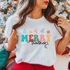 Merry Teacher Short Sleeve Crewnneck Tee