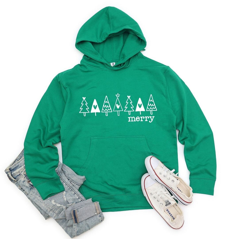 Merry Trees Graphic Hoodie