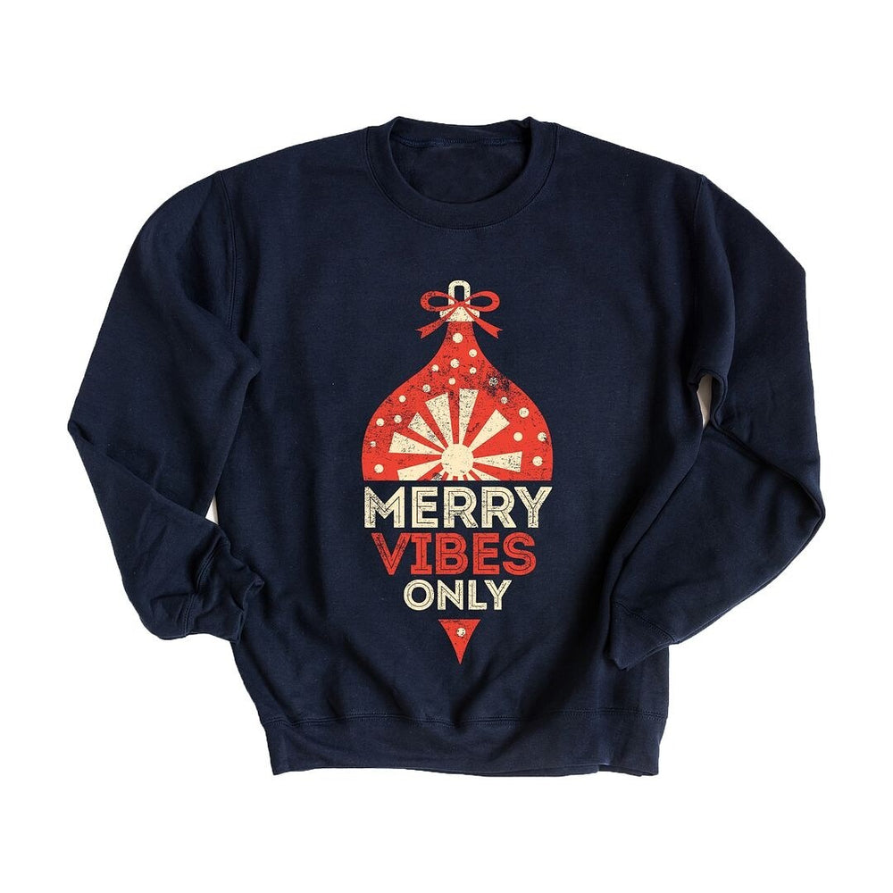 Merry Vibes Only Graphic Sweatshirt