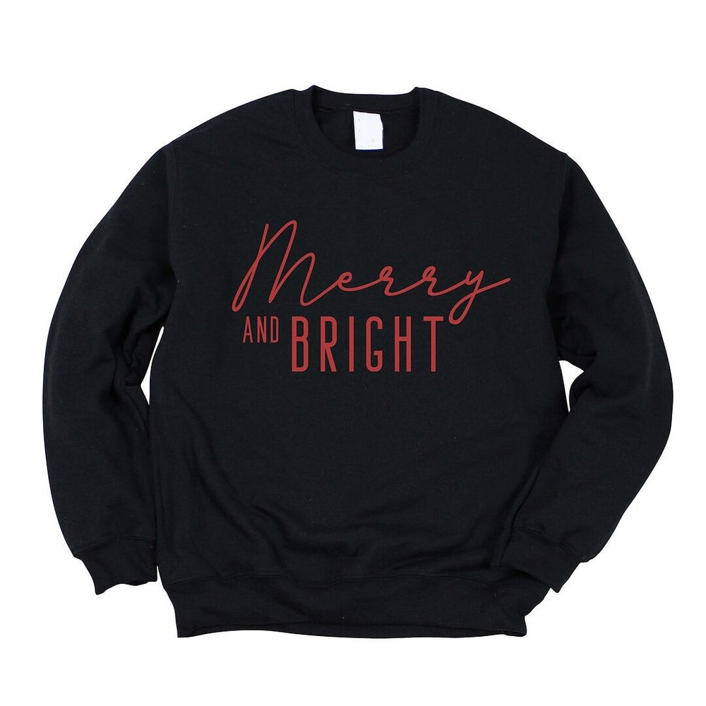 Merry and Bright Graphic Sweatshirt