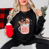 Merry and Bright Mug Graphic Sweatshirt