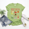 Mexico Travel Collage Short Sleeve Crewnneck Tee