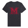 Miami University (Ohio) Simple Distressed Logo Unisex Adult Heathered Premium T Shirt