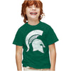 Michigan State University Distressed Primary Kids T Shirt for Youth Boys and Girls