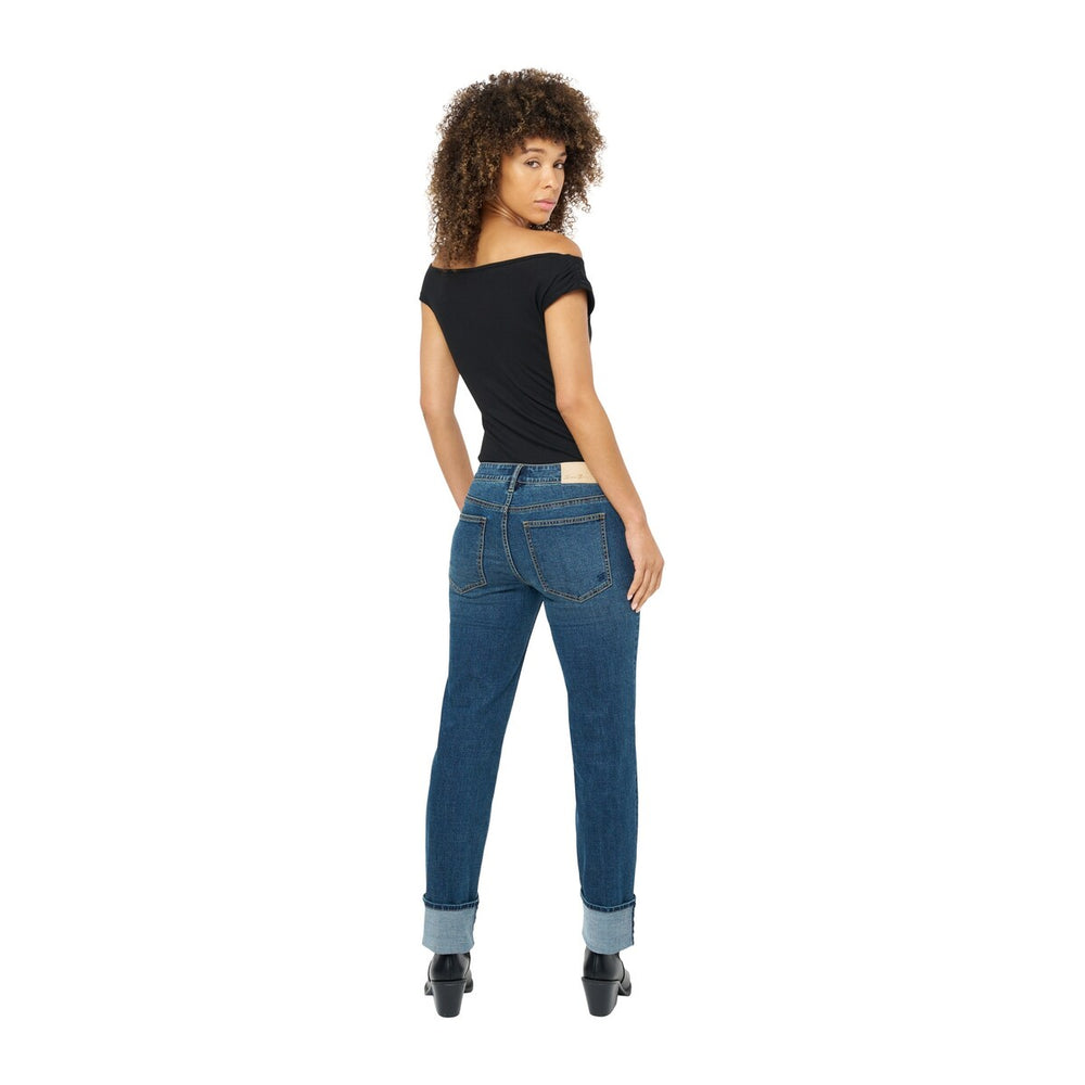 Mid-Rise Straight Jean with High Cuff in St. James