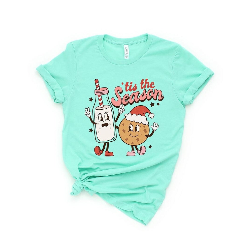 Milk And Cookie Season Short Sleeve Crewnneck Tee