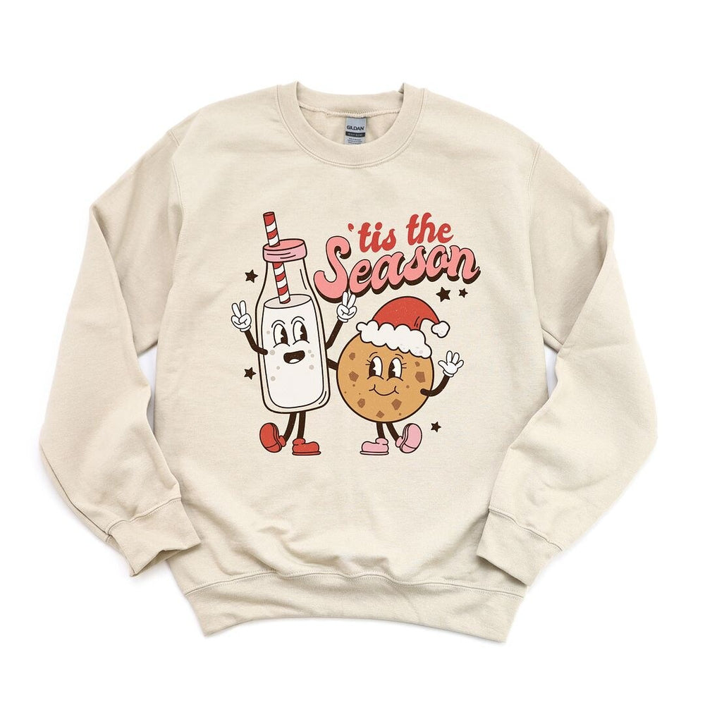 Milk and Cookie Season Graphic Sweatshirt