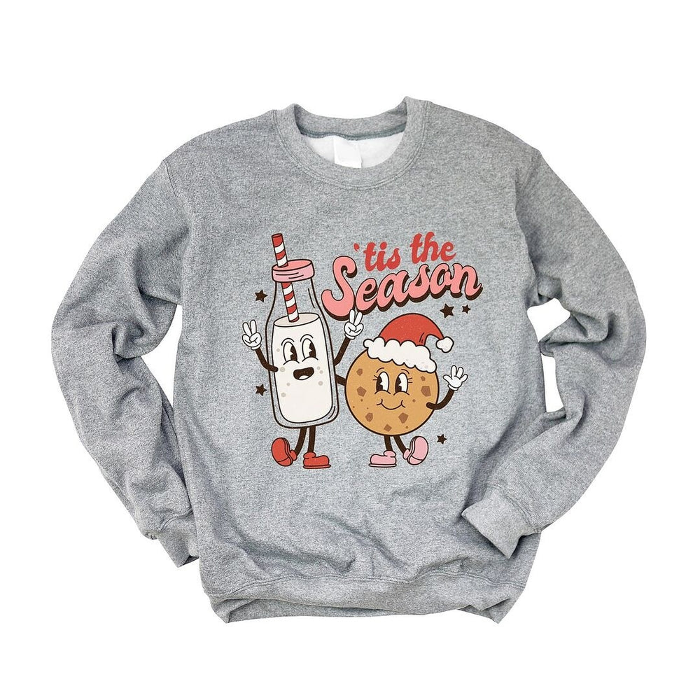 Milk and Cookie Season Graphic Sweatshirt