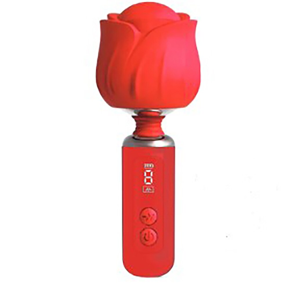 Mini Red Rose Personal Massager Wand