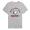 Mississippi State University Bulldogs Unisex Adult Heathered Premium T Shirt