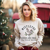 Mistletoe Kisses Are Free Graphic Sweatshirt