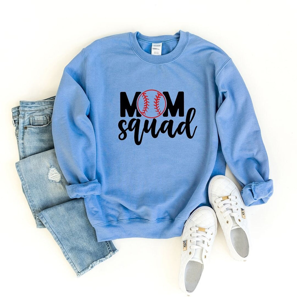 Mom Squad Baseball Graphic Sweatshirt