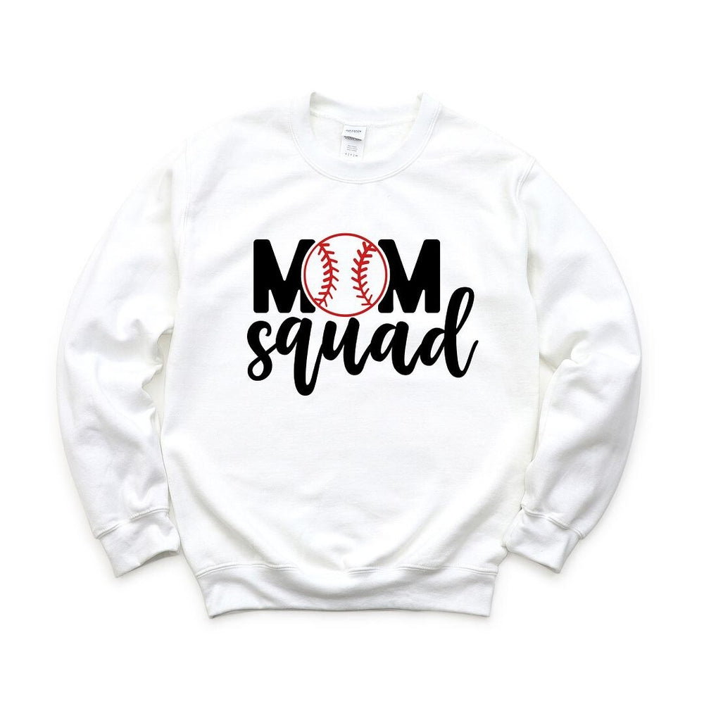 Mom Squad Baseball Graphic Sweatshirt