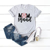 Mom Squad Baseball Short Sleeve Crewnneck Tee