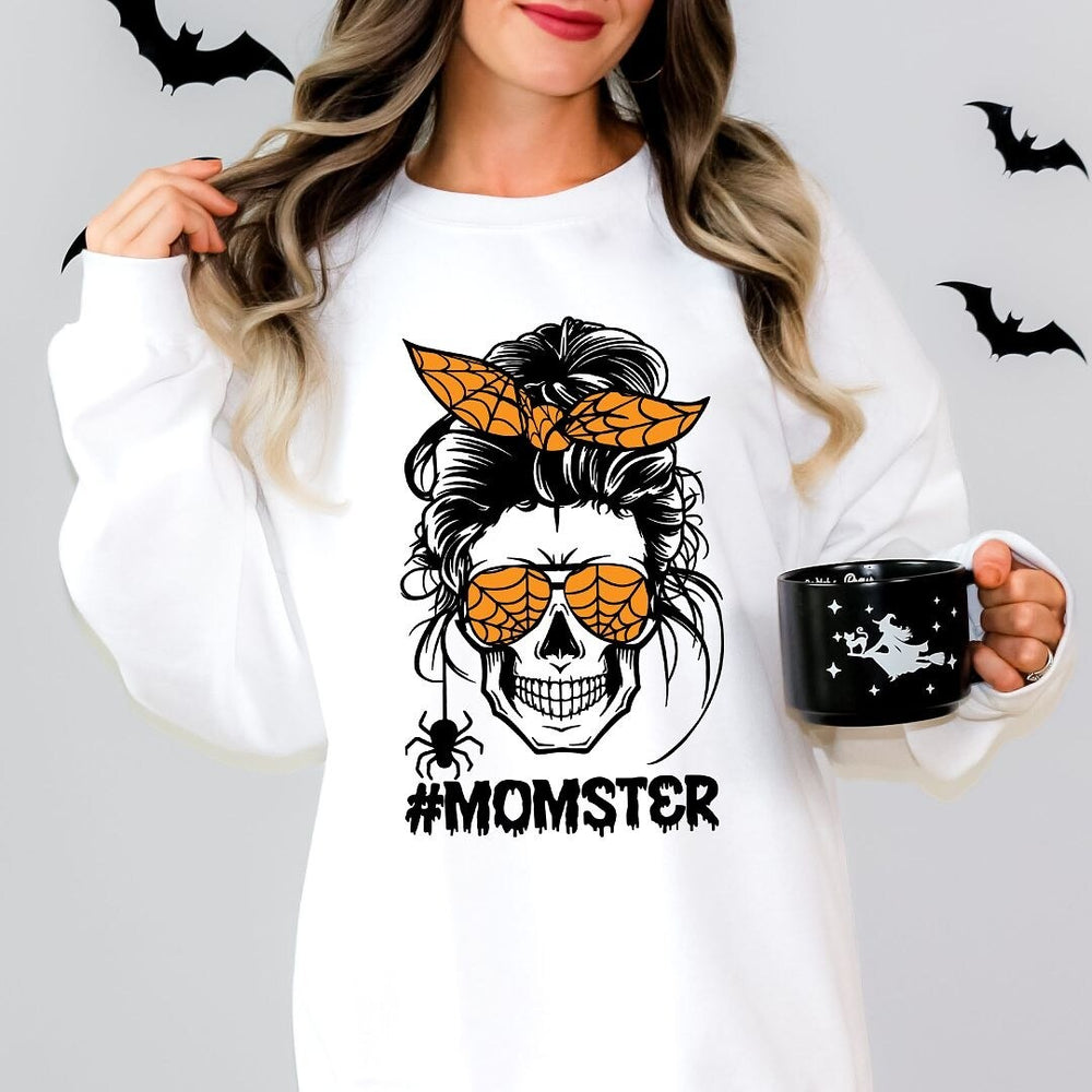 Momster Skull Graphic Sweatshirt