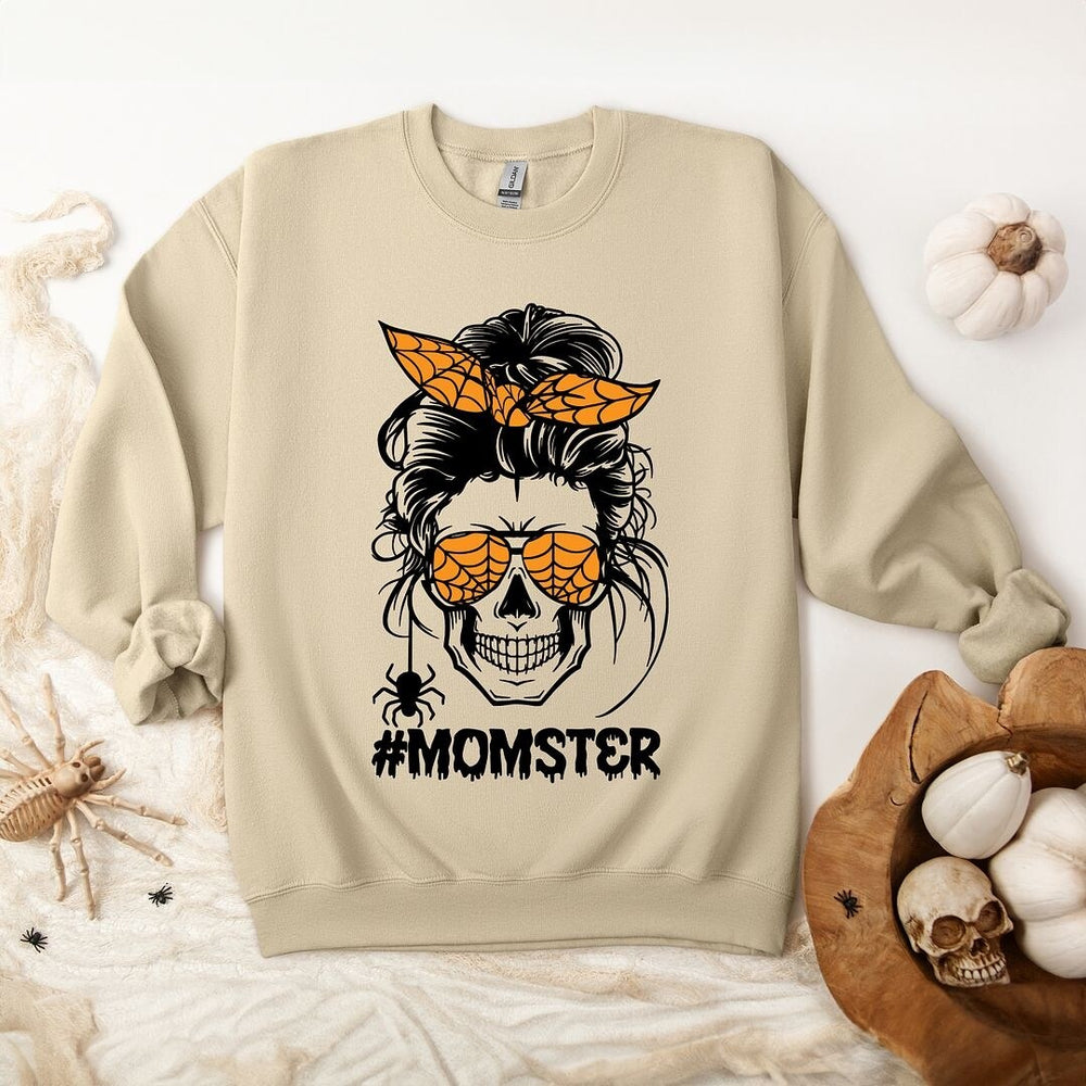 Momster Skull Graphic Sweatshirt