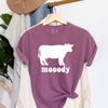 Moody Cow Garment Dyed Tee