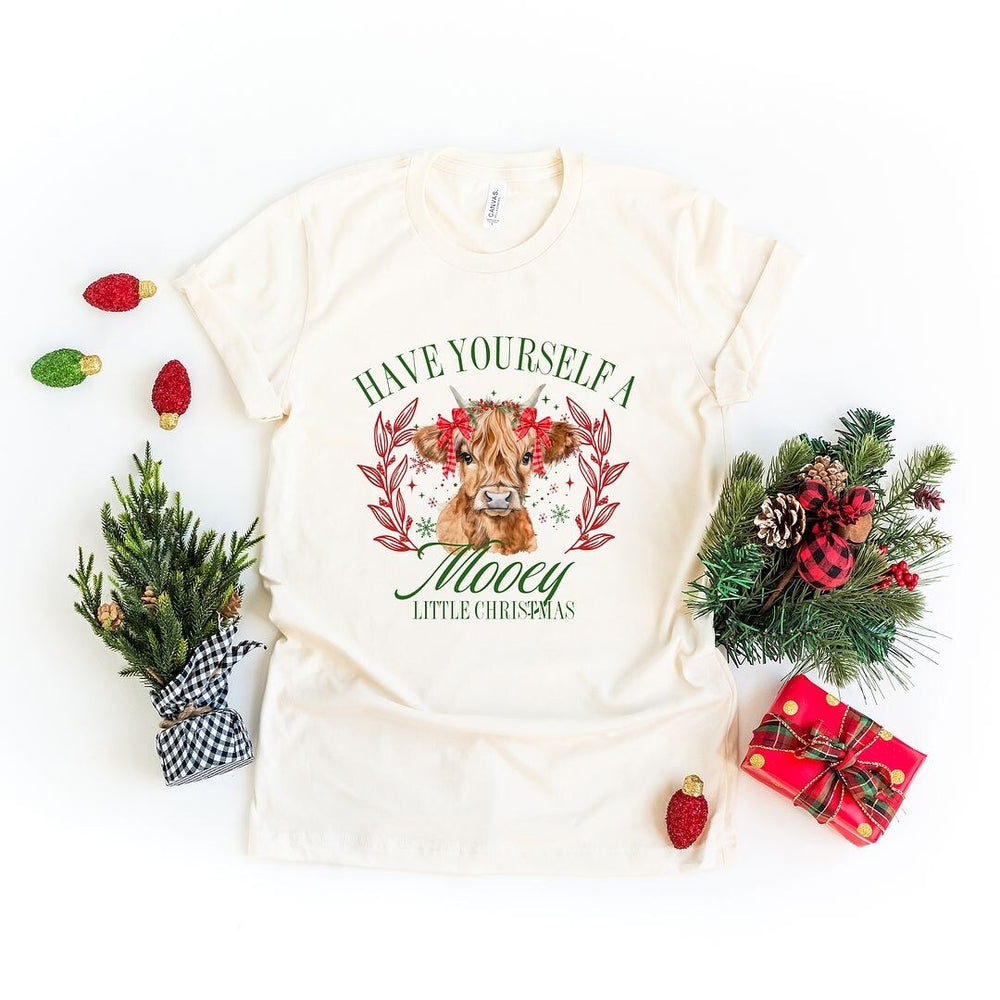 Mooey Christmas Short Sleeve Crewnneck Tee