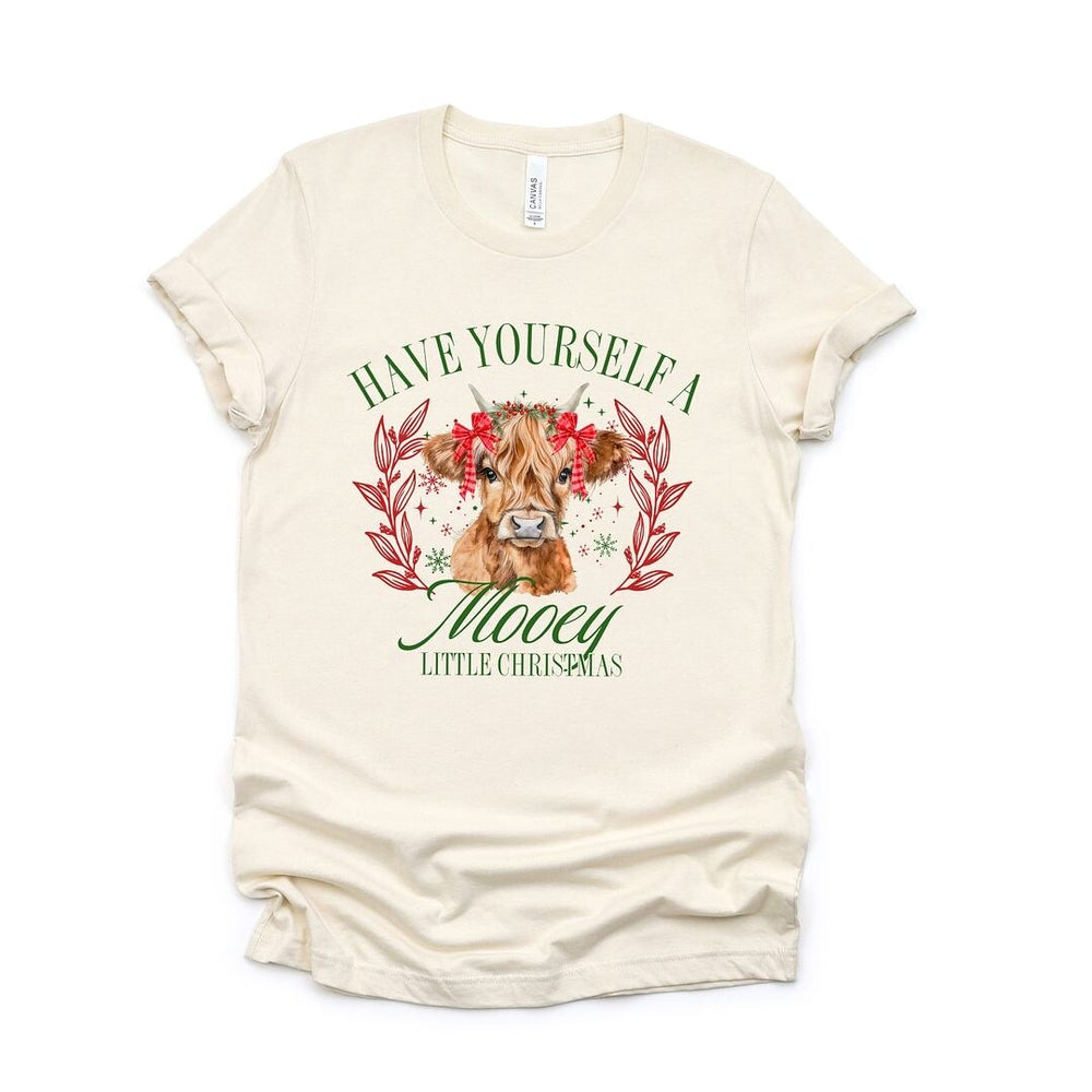 Mooey Christmas Short Sleeve Crewnneck Tee