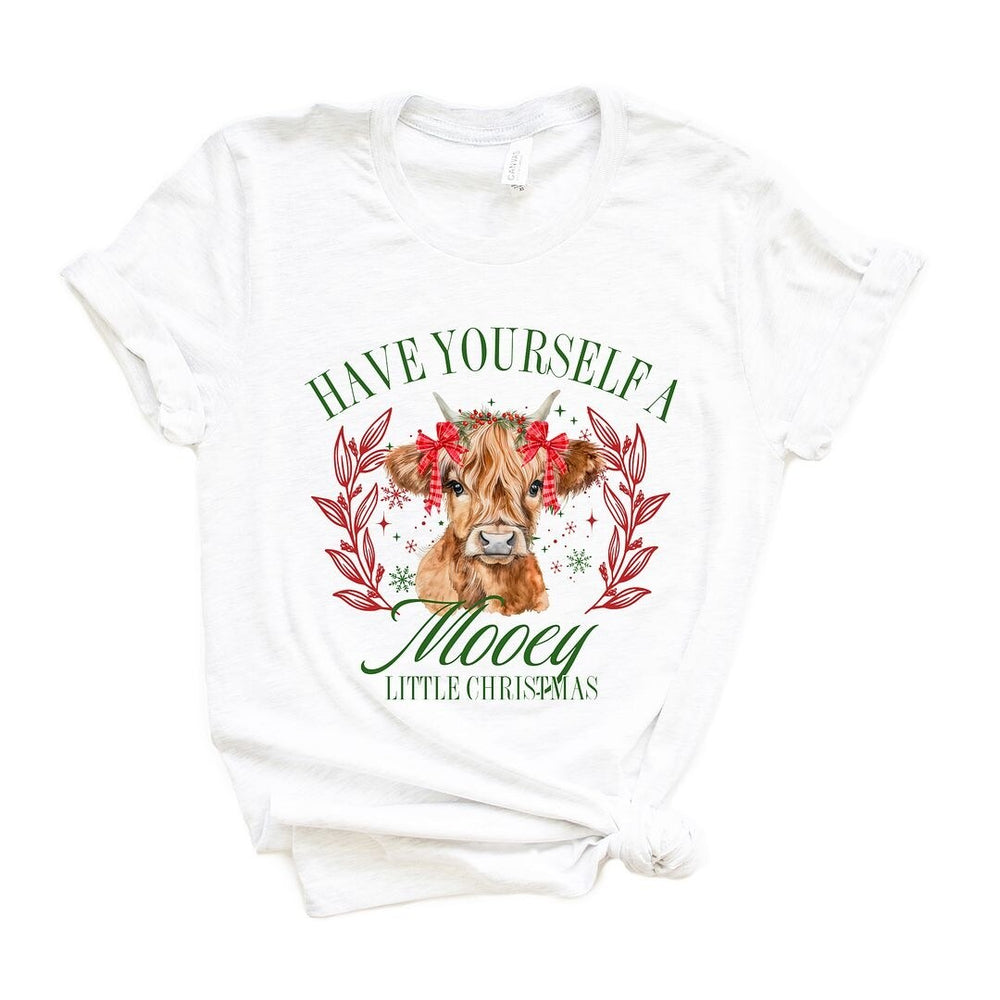 Mooey Christmas Short Sleeve Crewnneck Tee