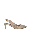 Moschino Crystal Embellished Kitten Heels