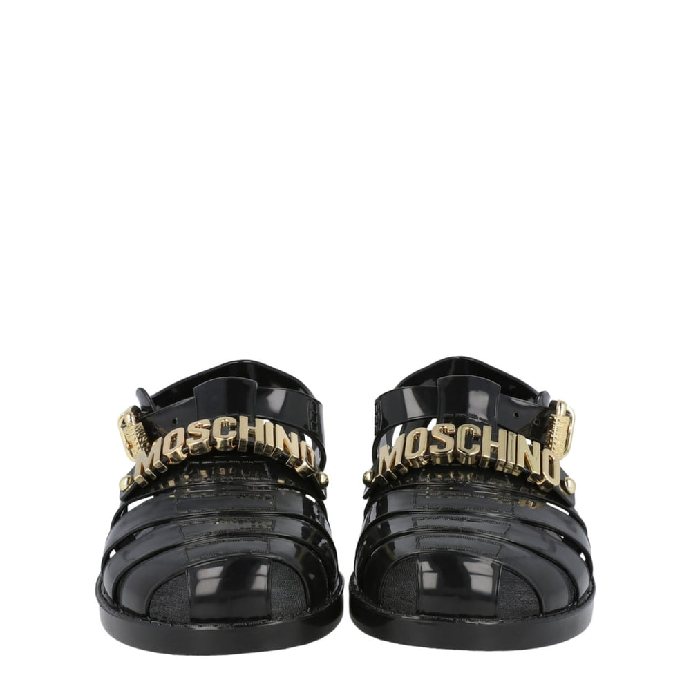 Moschino Jelly Lettering Logo Sandals