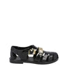 Moschino Jelly Lettering Logo Sandals