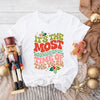 Most Wonderful Time Of The Year Holly Short Sleeve Crewnneck Tee