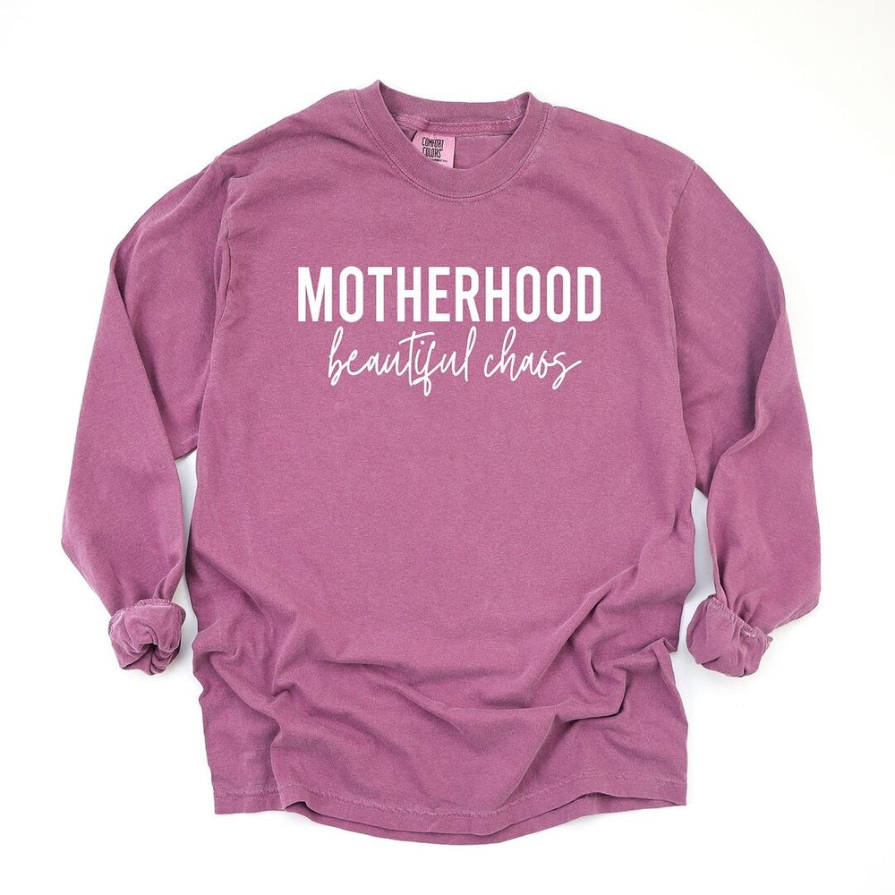 Motherhood Beautiful Chaos Garment Dyed Long Sleeve