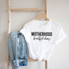 Motherhood Beautiful Chaos Short Sleeve Crewnneck Tee