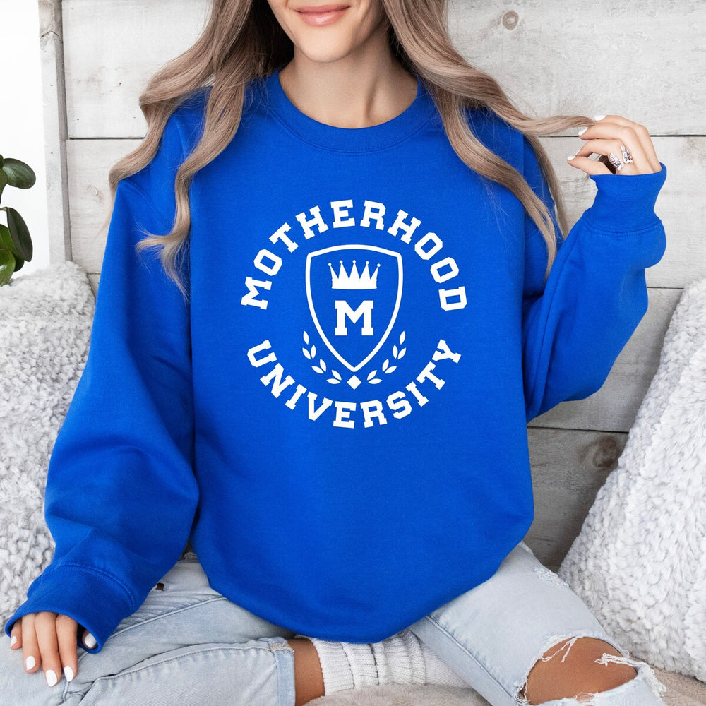 Motherhood University Crown Graphic Sweatshirt