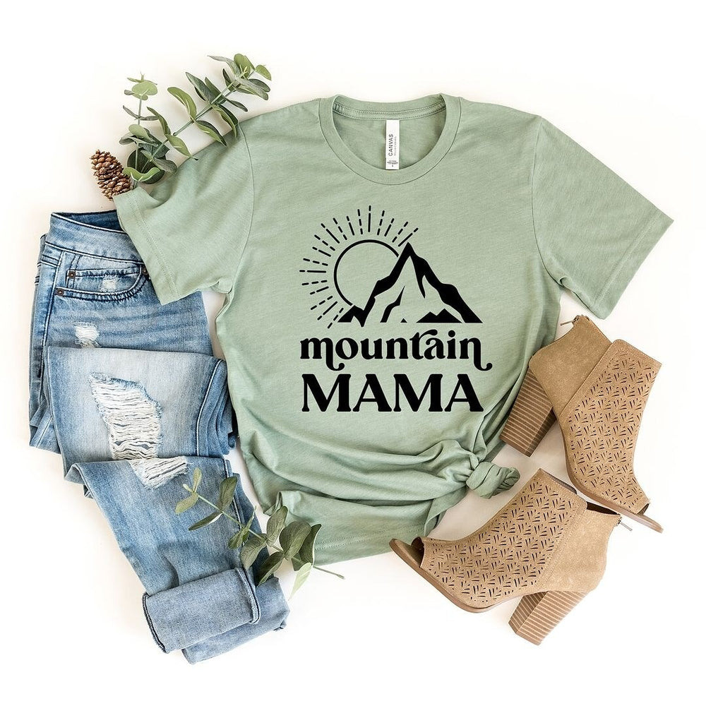 Mountain Mama Sun Short Sleeve Crewnneck Tee