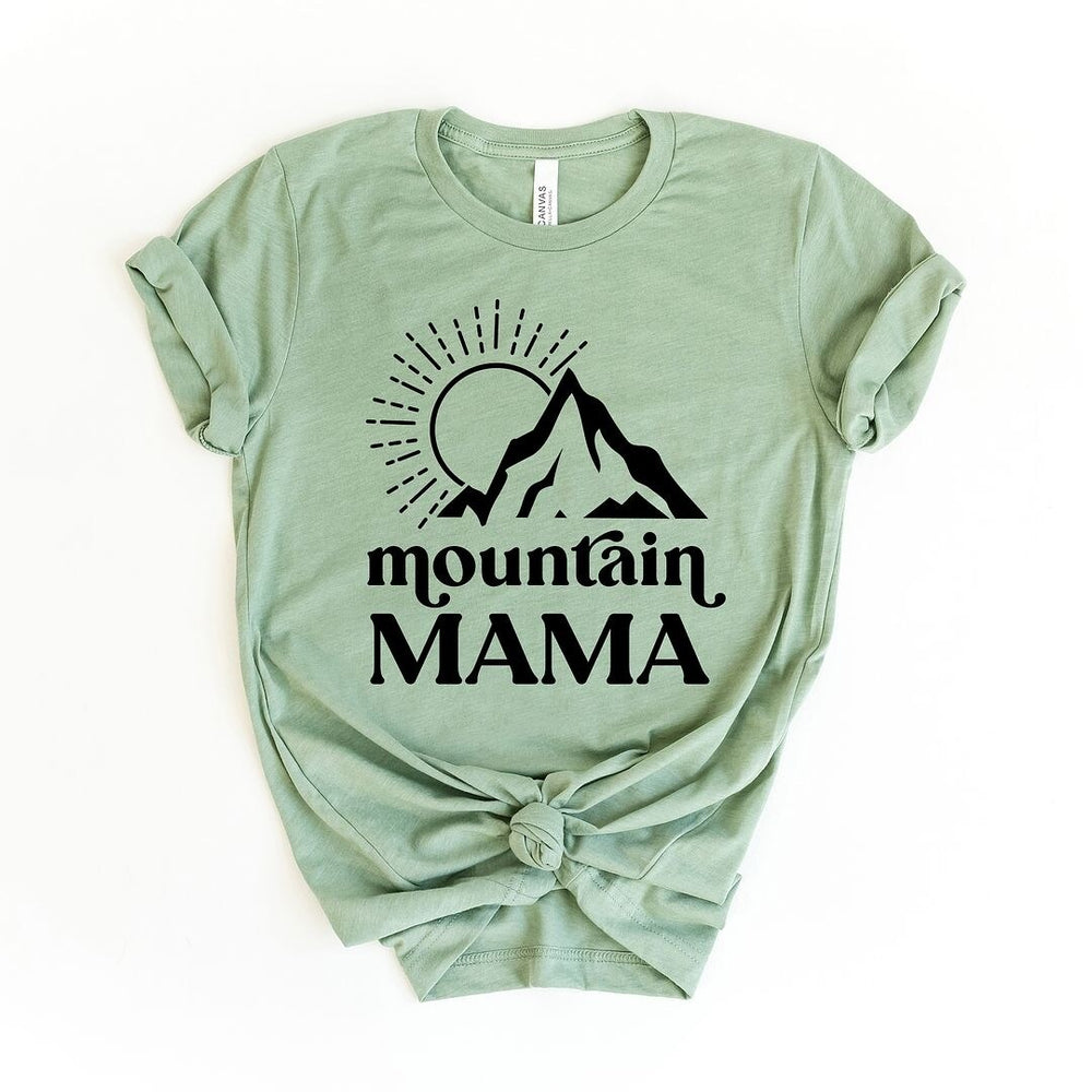 Mountain Mama Sun Short Sleeve Crewnneck Tee