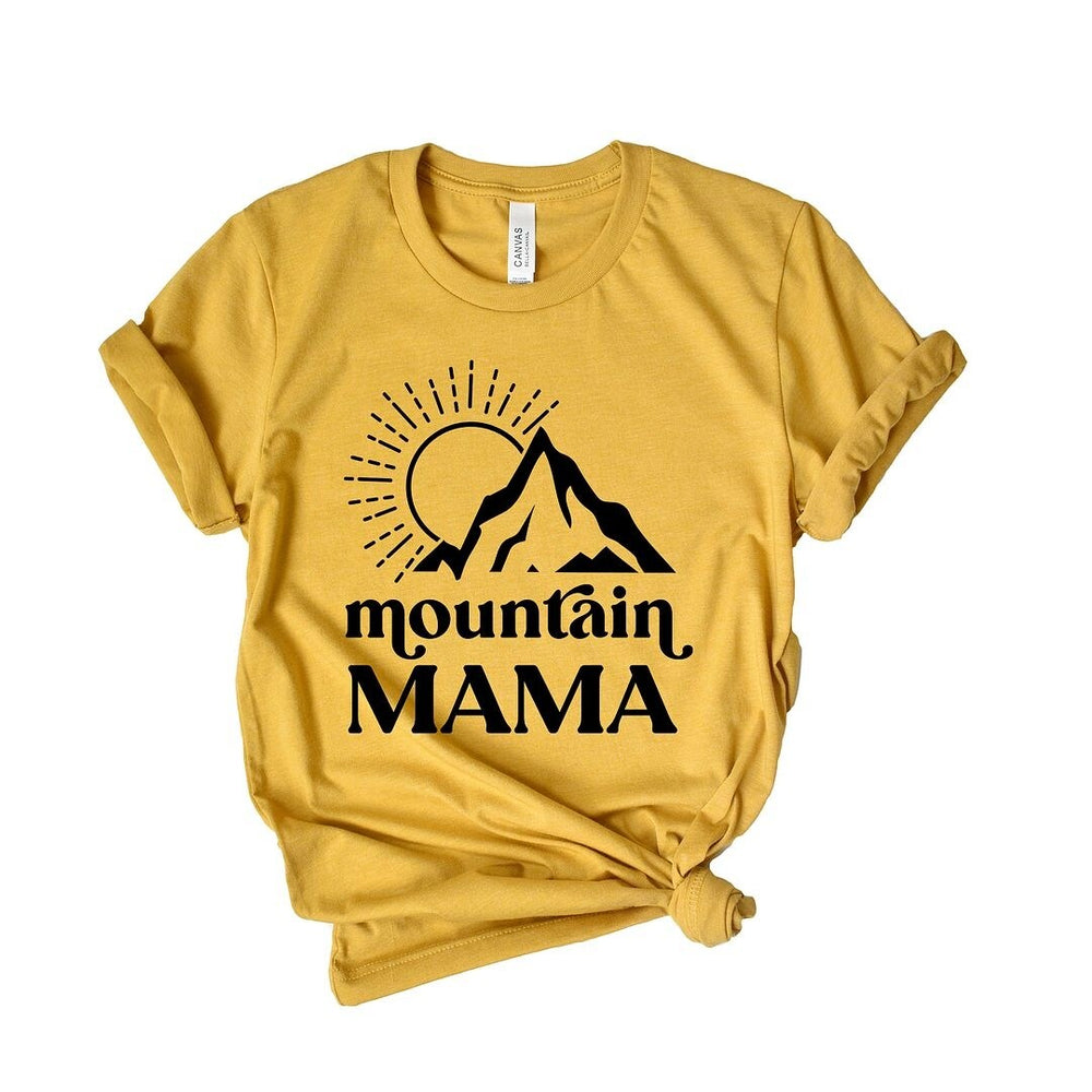 Mountain Mama Sun Short Sleeve Crewnneck Tee