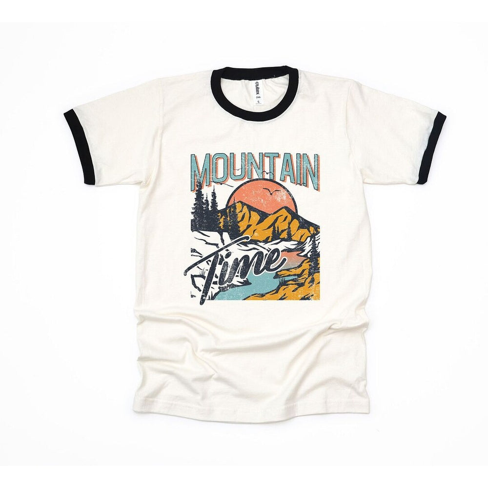 Mountain Time Ringer Tee