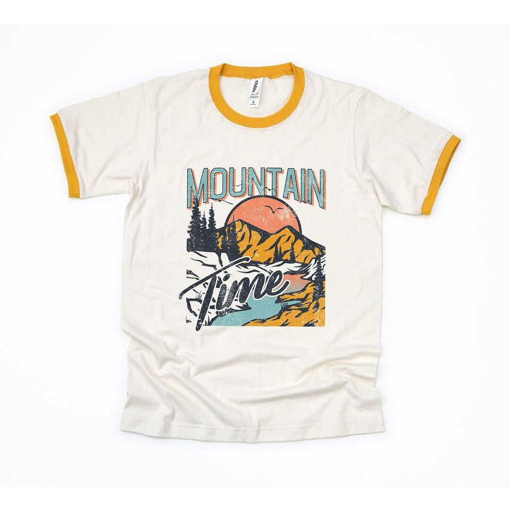 Mountain Time Ringer Tee