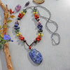 Muli-Gemstones Sodalite Pendant Necklace