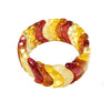 Multi Color Amber Swirl Stretch Bracelet