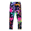 Multi Color Splatter Print Leggings