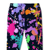 Multi Color Splatter Print Leggings