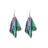 Multi Colored Mesh Drop Earrings