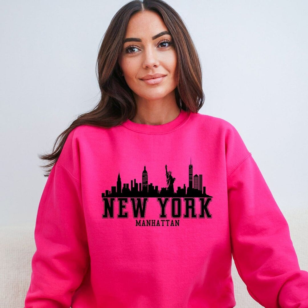 New York Manhattan Graphic Sweatshirt