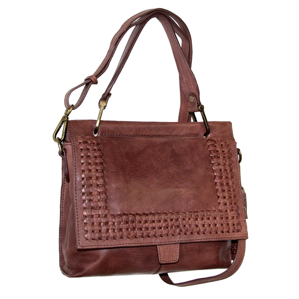 Nino Bossi Alexis Leather Satchel