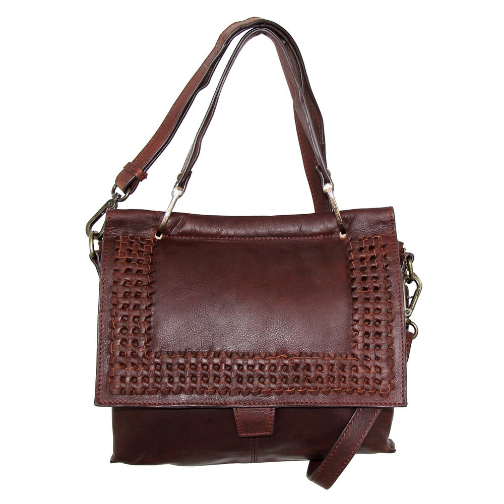 Nino Bossi Alexis Leather Satchel