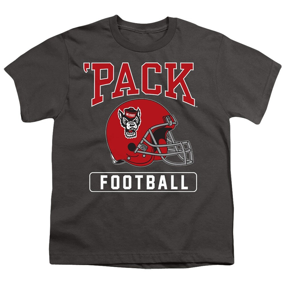 North Carolina State University Football Helmet Kids T Shirt for Youth Boys and Girls