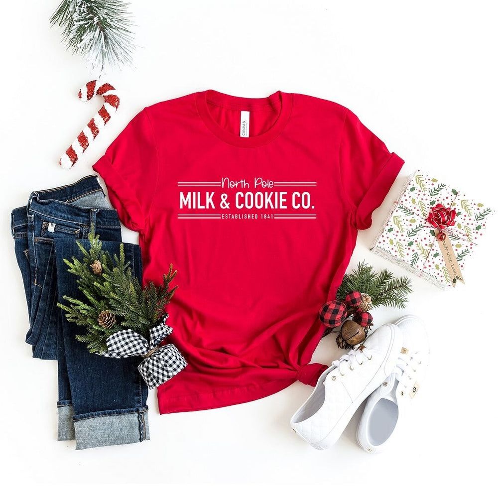 North Pole Milk And Co Short Sleeve Crewnneck Tee