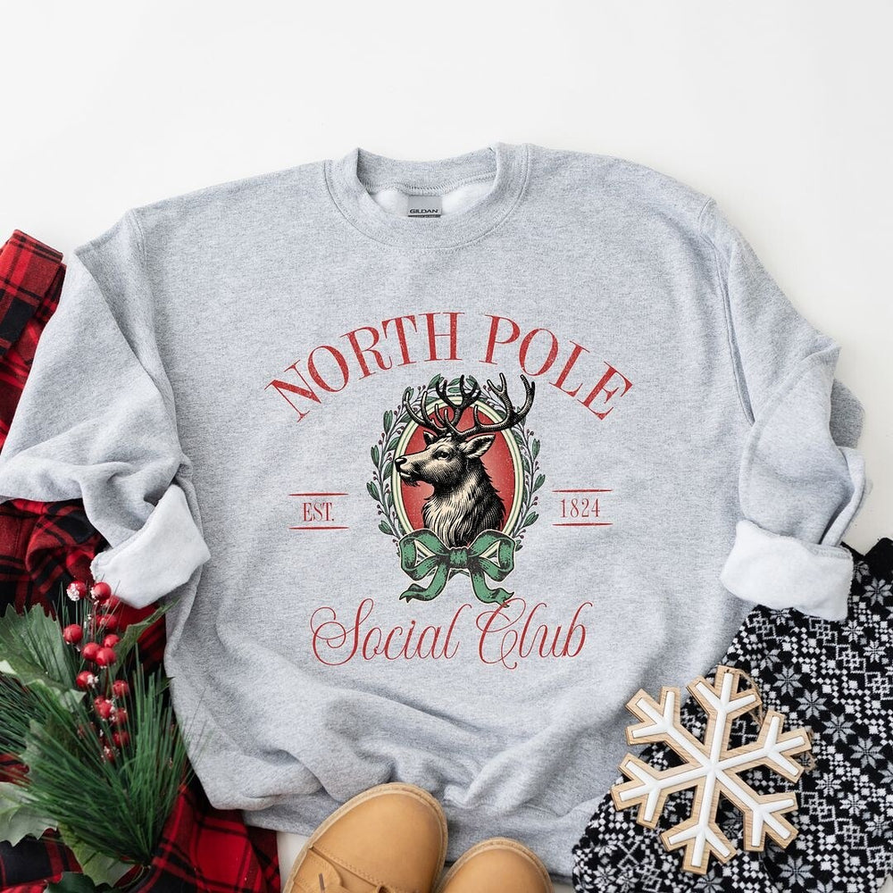 North Pole Social Club Graphic Sweatshirt